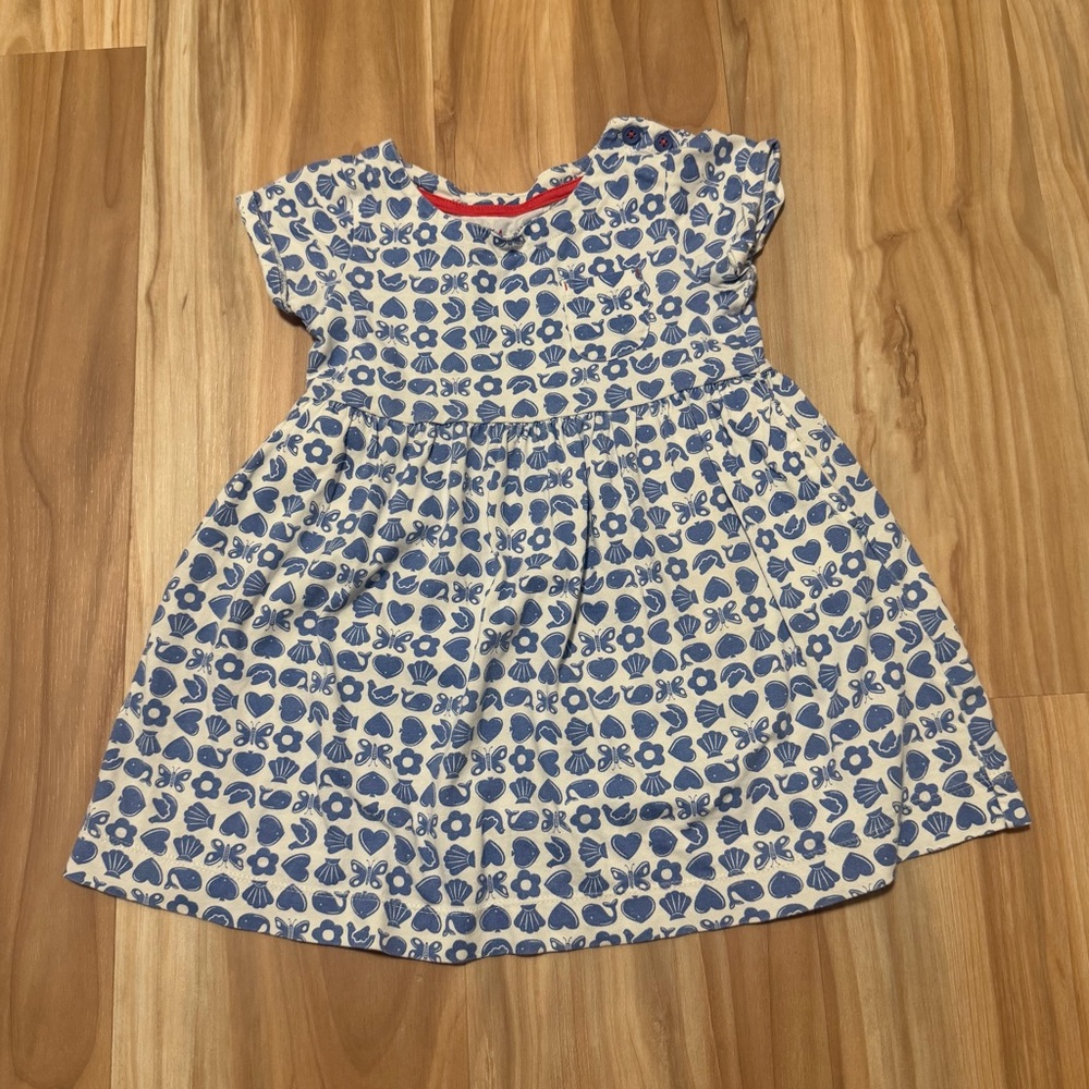Mini Boden Blue Jersey Dress